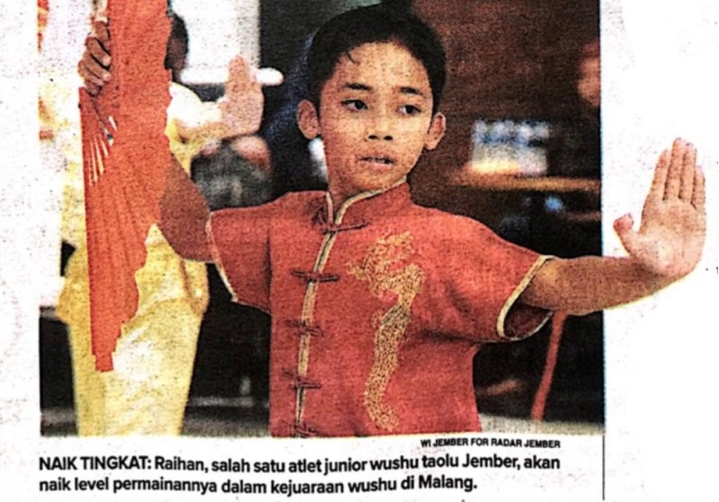 Rayhan Dwi Mikayla, Atlet Wushu Masa Depan Indonesia