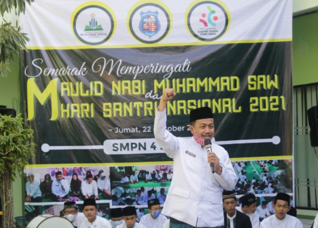 Peringatan Maulid Nabi Muhammad Saw Dan Hari Santri Nasional 2021